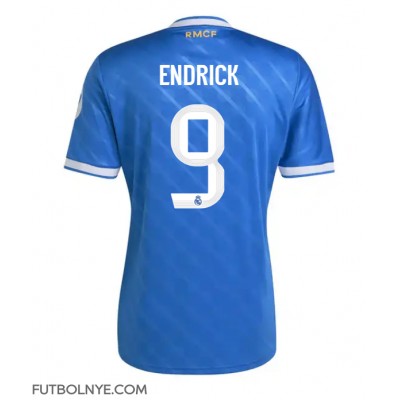 Camiseta Real Madrid Endrick #9 Tercera Equipación 2025-26 manga corta Camiseta Real Madrid Endrick #9 Tercera Equipación 2025-26 manga corta